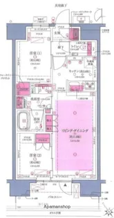 クレヴィア上野入谷【7階】の間取り