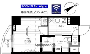 ステージファースト門前仲町【8階】の間取り