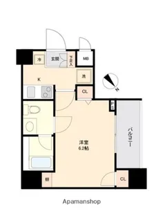 コンシェリア日本橋【11階】の間取り