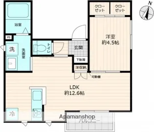 仮称)メゾン K ソレイユ【2階】の間取り