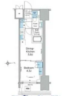 ルフォンプログレ田原町【5階】の間取り