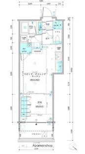 パークタワー勝どき ミッド棟【24階】の間取り