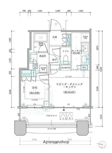 パークタワー勝どき サウス棟【11階】の間取り