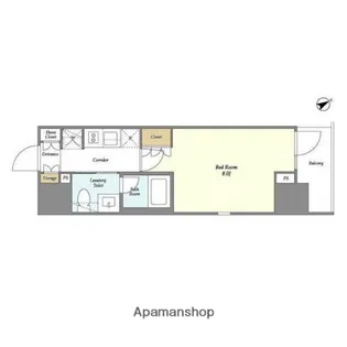 ジオエント門前仲町【6階】の間取り
