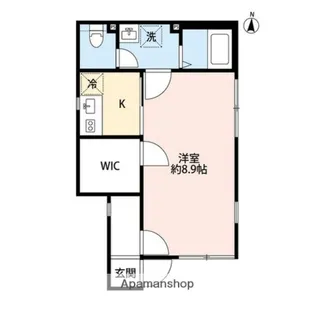 アムール 愛宕館【1階】の間取り