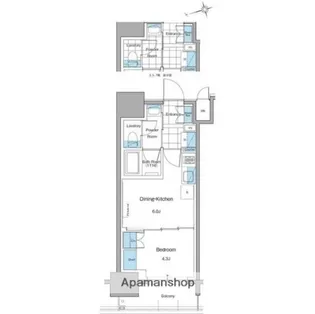 ルフォンプログレ本郷三丁目【5階】の間取り