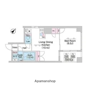 コンフォリア浅草駒形【9階】の間取り