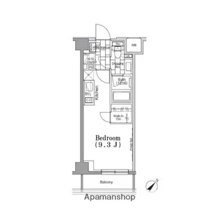 ONE ROOF FLAT TSUKISHIMA【2階】の間取り