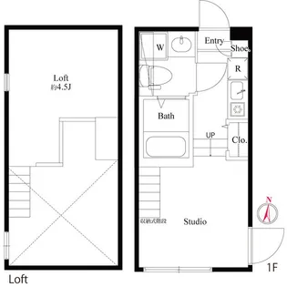 オアシスコイワ【2階】の間取り