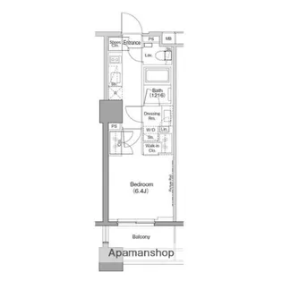 ザ・パークハビオ木場【4階】の間取り