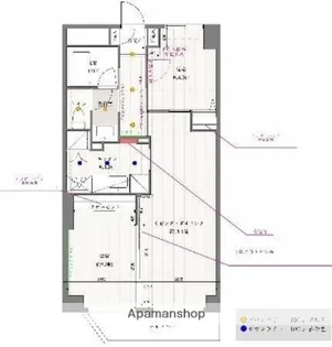 カスタリア浅草橋【5階】の間取り