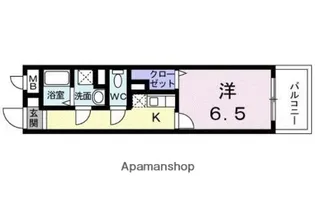 アビタシオン・木場公園【4階】の間取り
