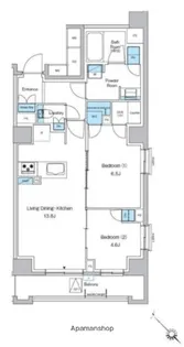 プレディアコート西葛西【5階】の間取り