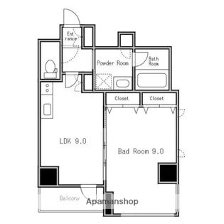 レヴァンテ浅草【11階】の間取り