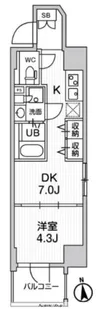 CREATIF秋葉原【12階】の間取り