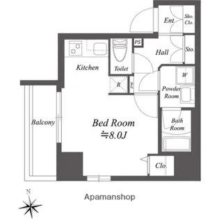GENOVIA木場SKYGARDEN【3階】の間取り