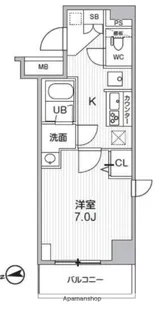 HF曳舟レジデンス【2階】の間取り