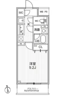 HF曳舟レジデンス【2階】の間取り