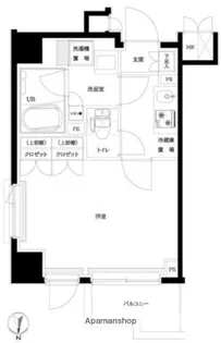 ルーブル木場【4階】の間取り