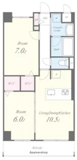 エスペランサ7【2階】の間取り