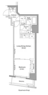 ザ・パークハビオ日本橋小伝馬町【3階】の間取り