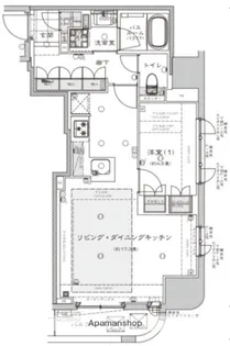 ライオンズミレス蔵前【11階】の間取り