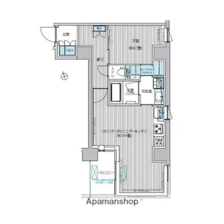 RODIA日本橋茅場町【4階】の間取り