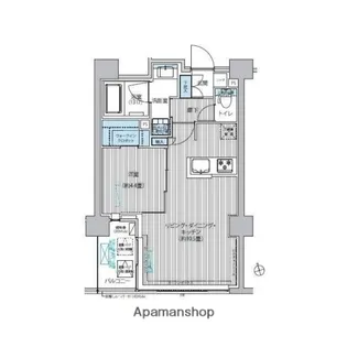 RODIA日本橋茅場町【9階】の間取り
