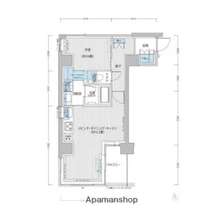 RODIA日本橋茅場町【1階】の間取り