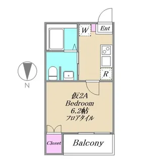 アーバンリーフ小岩【2階】の間取り