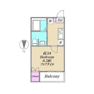 アーバンリーフ小岩【3階】の間取り