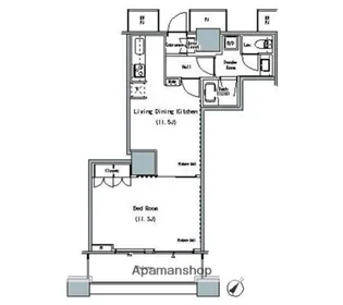 THE TOKYO TOWERS MIDTOWER【27階】の間取り