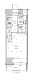 THE LOG日本橋【5階】の間取り