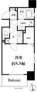 スペーシア秋葉原【10階】の間取り