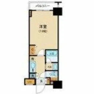 アクサスジーベック秋葉原【5階】の間取り