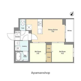 ドゥーエ曳舟Ⅱ【5階】の間取り