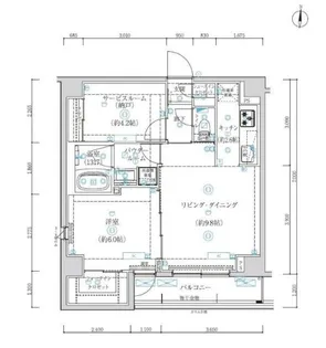 アルテシモグレイス【5階】の間取り