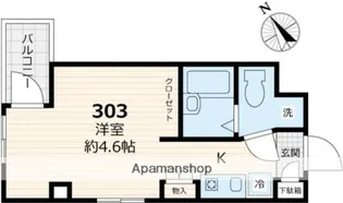 クララハウス【3階】の間取り