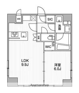 ALTERNA銀座【2階】の間取り