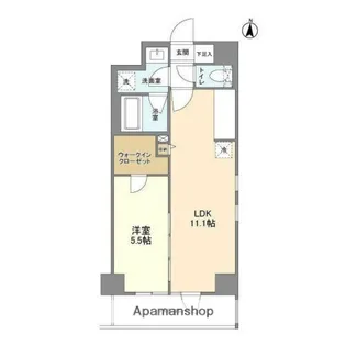 L・BASE押上SOUTH【6階】の間取り