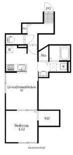 ウィステリアアイ【1階】の間取り