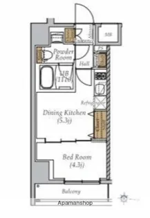 ARTESSIMO CLAIRTORTE【7階】の間取り