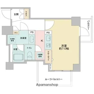 CAVANA浅草【10階】の間取り