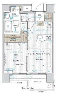 ベルグレード浅草【10階】の間取り