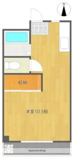 第2コーポマキ【3階】の間取り