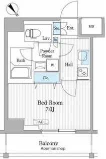 パティオスクエア御茶ノ水【4階】の間取り