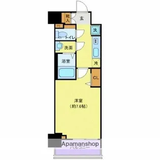 プレサンスブルーム浅草NORTH【6階】の間取り