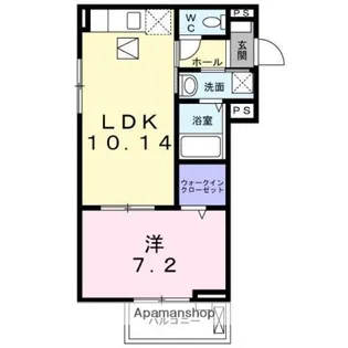 ポノ ククナ【1階】の間取り
