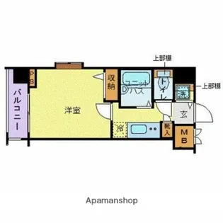 フェニックス芝アストラーレ【3階】の間取り