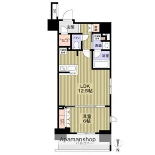 パレステージ大島【10階】の間取り